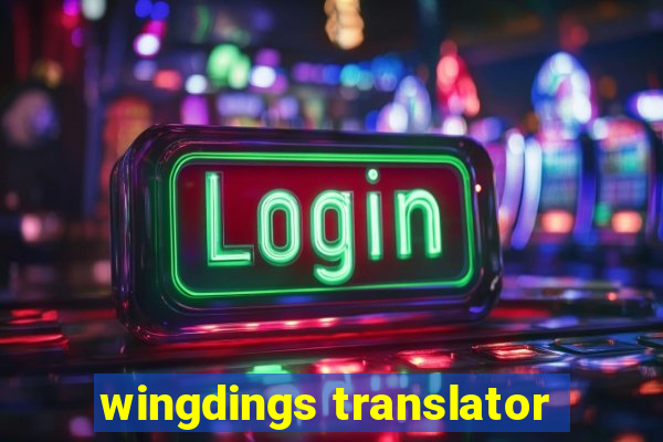 wingdings translator